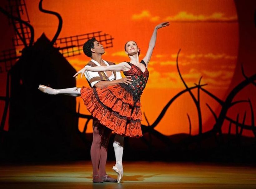 Don Quijote (Carlos Acosta, Marianela Nunez). Foto: Dave Morgan, zdroj Royal Opera House